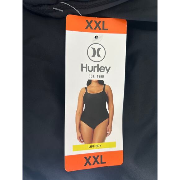 Hurley Women's Black Swimsuit  UPF 50 XXL - Picture 3 of 4